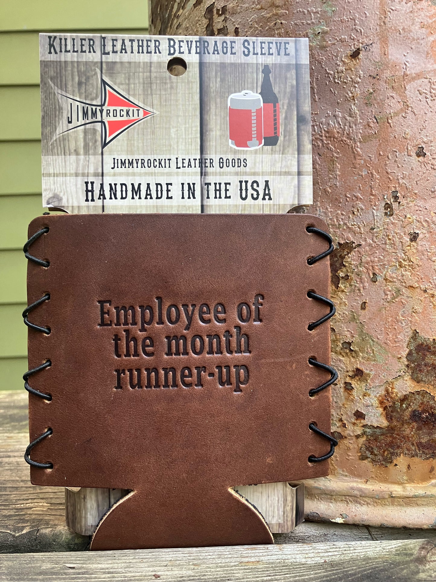 Leather Koozie - Employee of the Month Runner-Up
