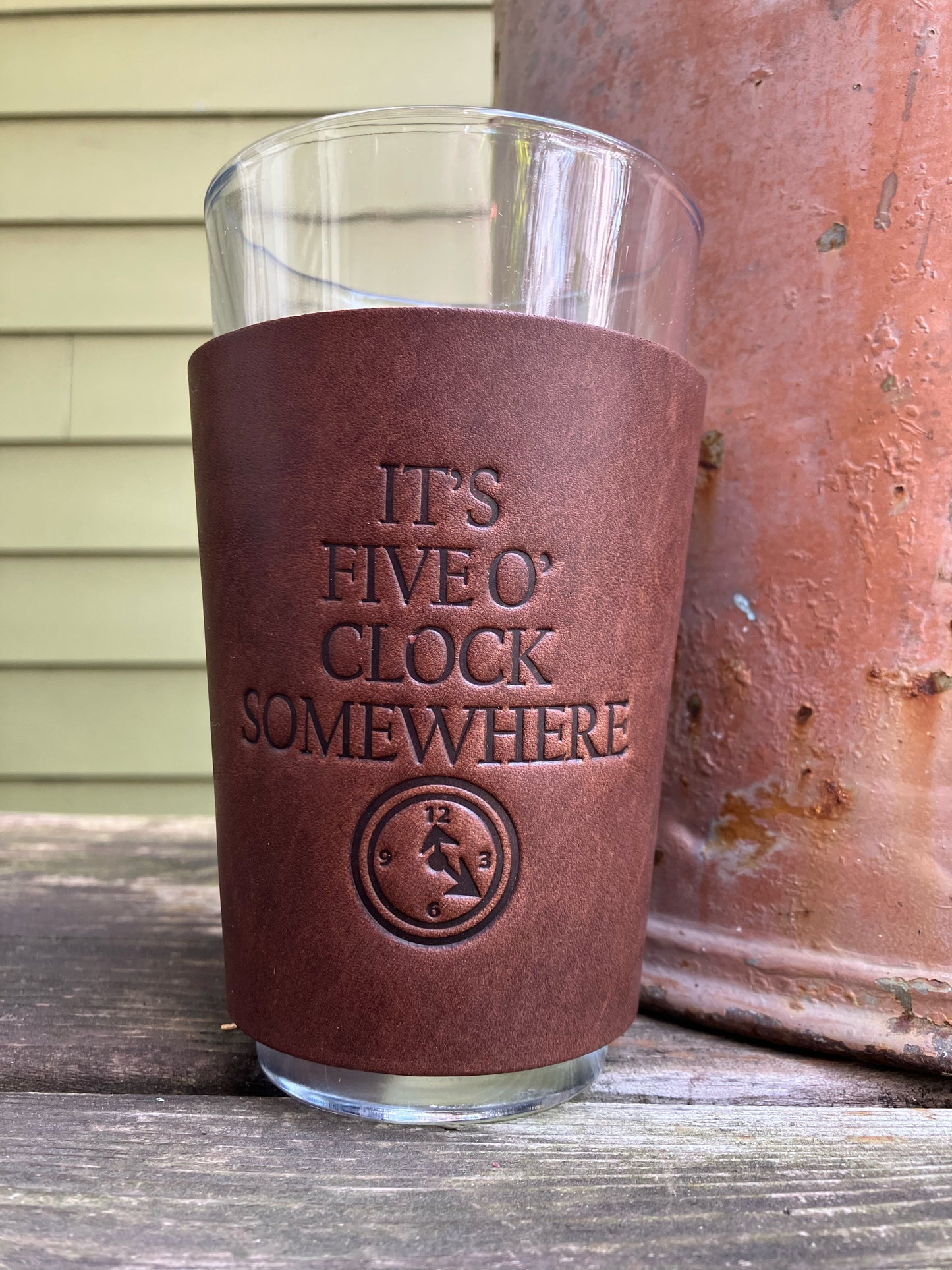 Beer Glass - It's 5 O'Clock Somewhere