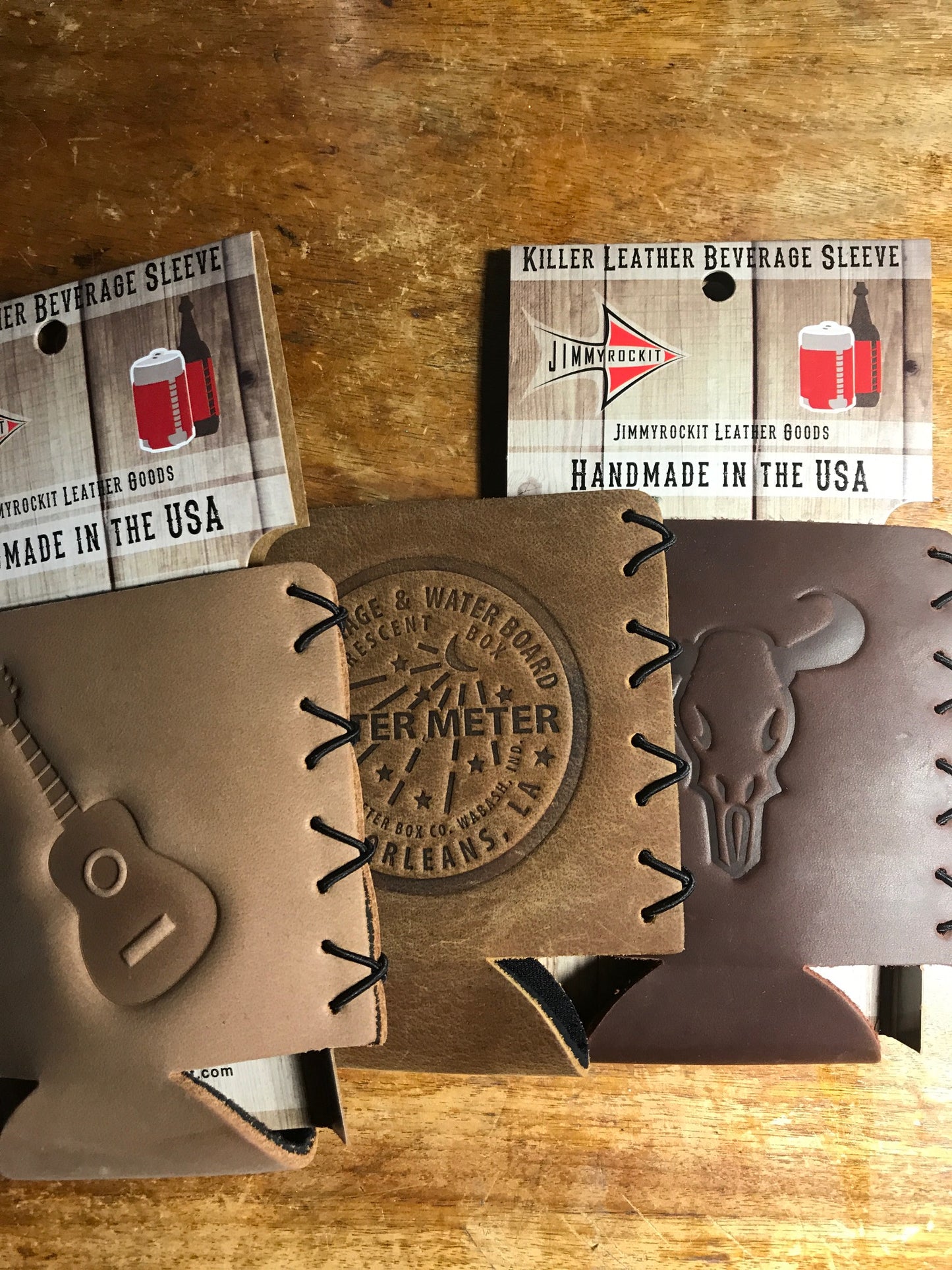 Leather Koozie - Coming In Hot