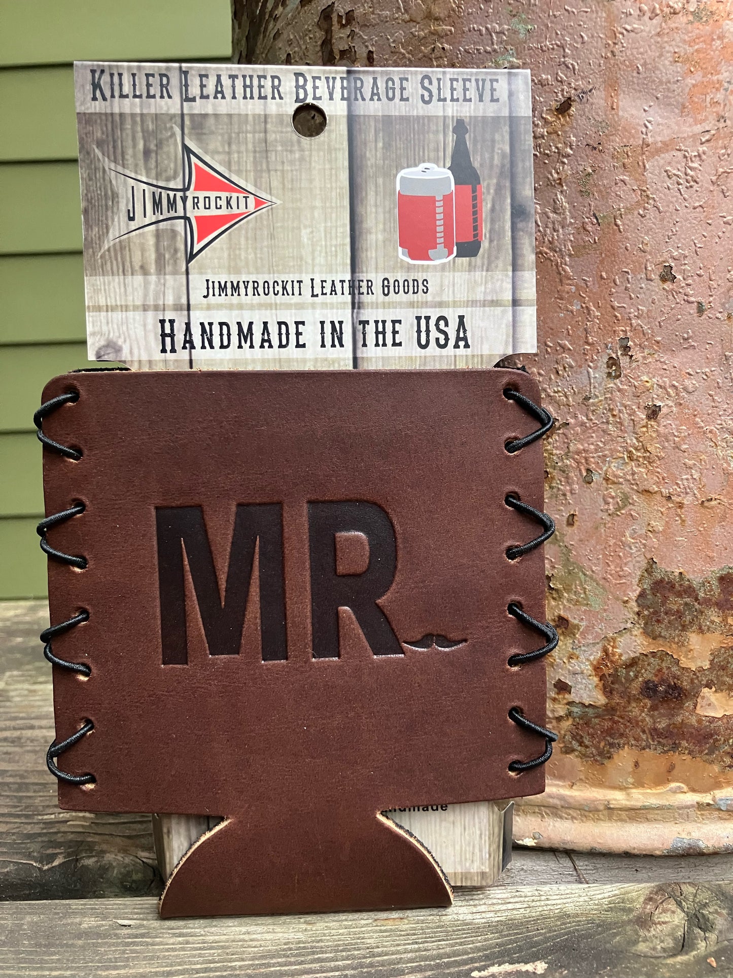 Leather Koozie - Mr.