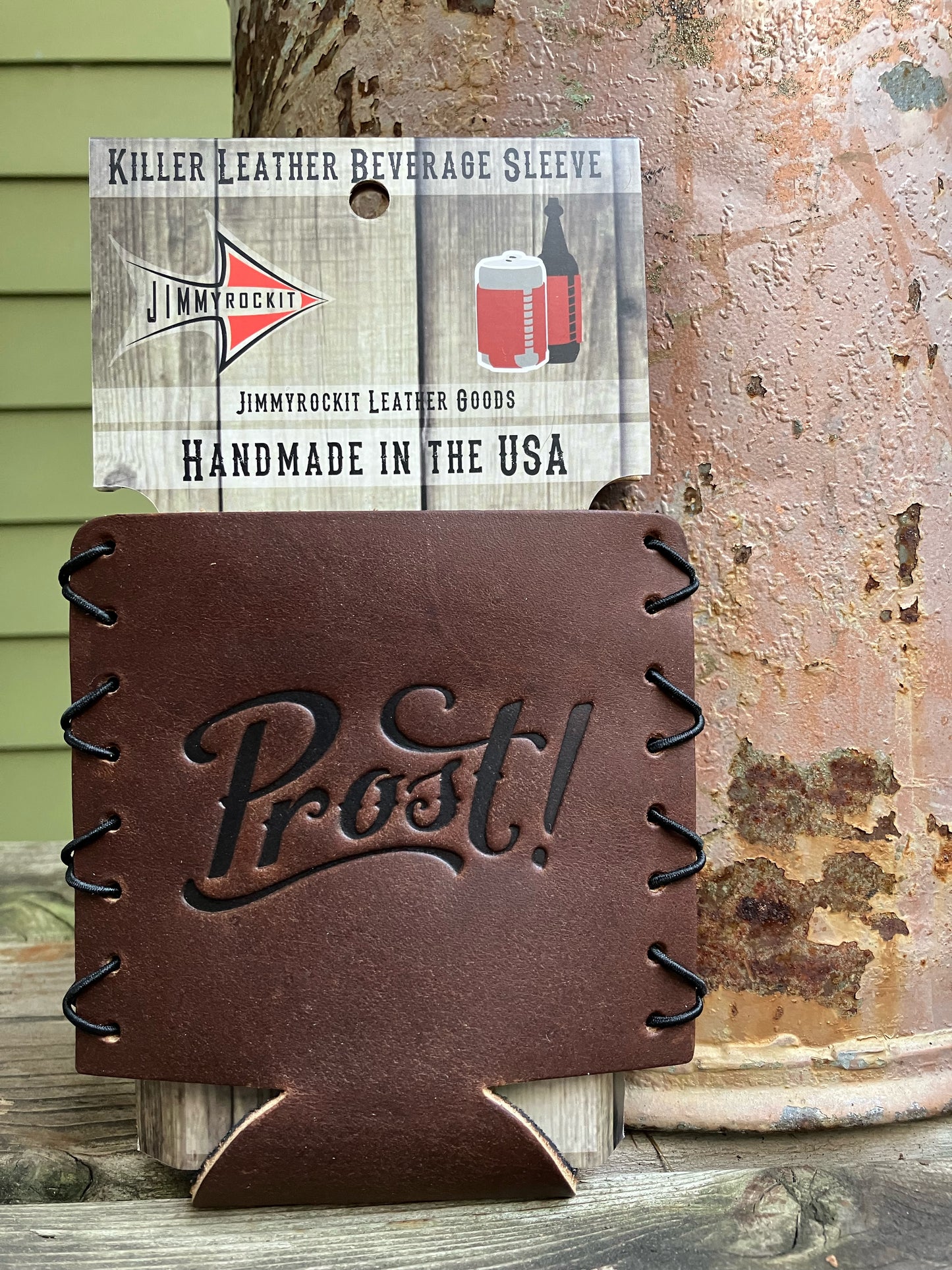 Leather Koozie - Prost