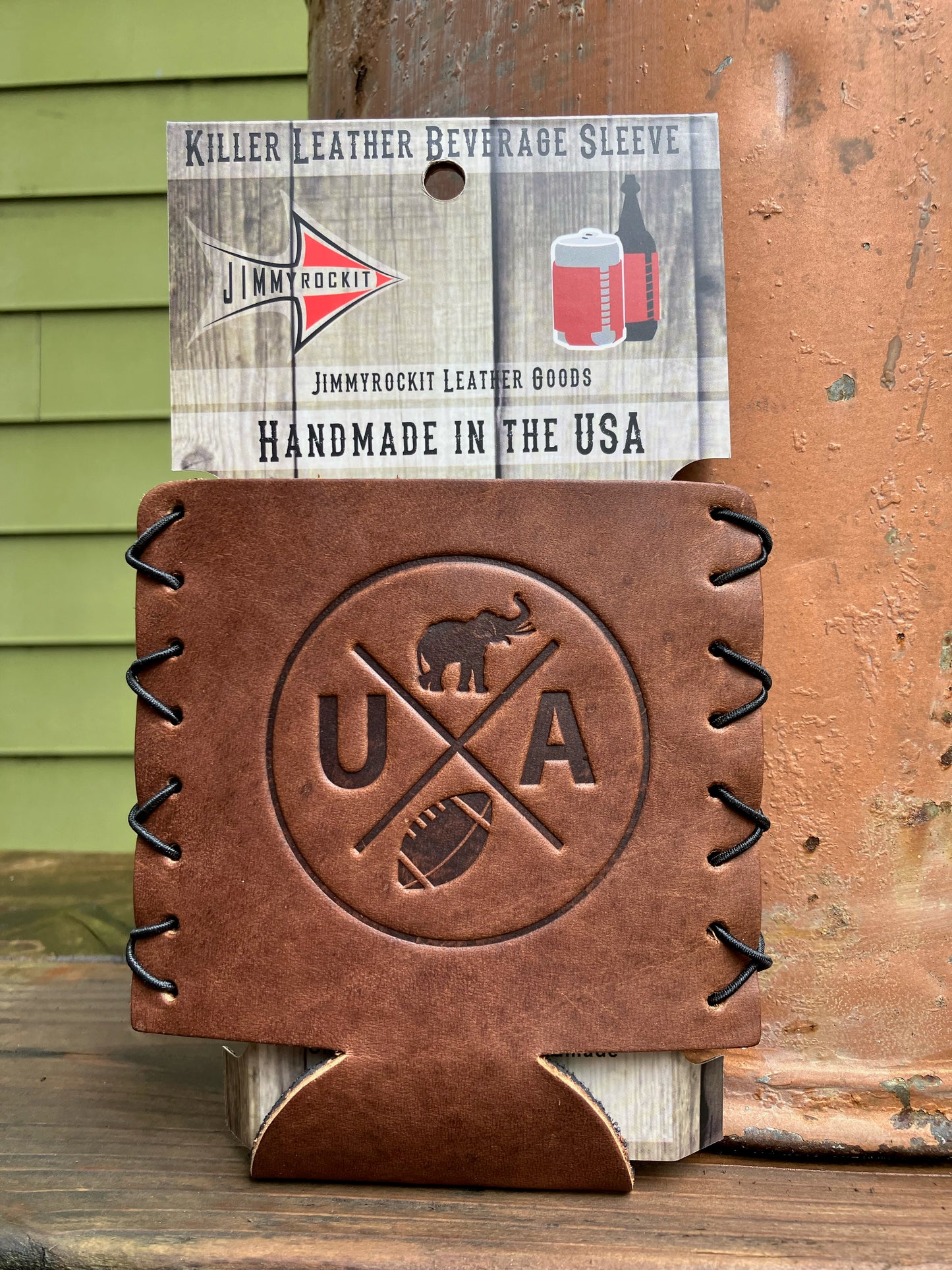 Leather Koozie - Alabama Football