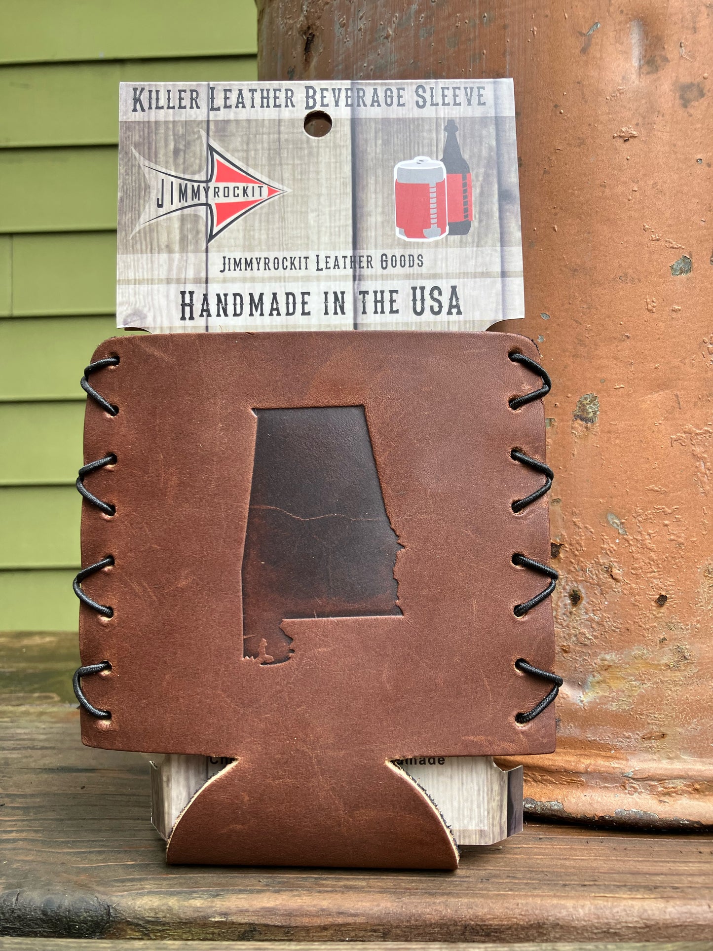 Leather Koozie - Alabama