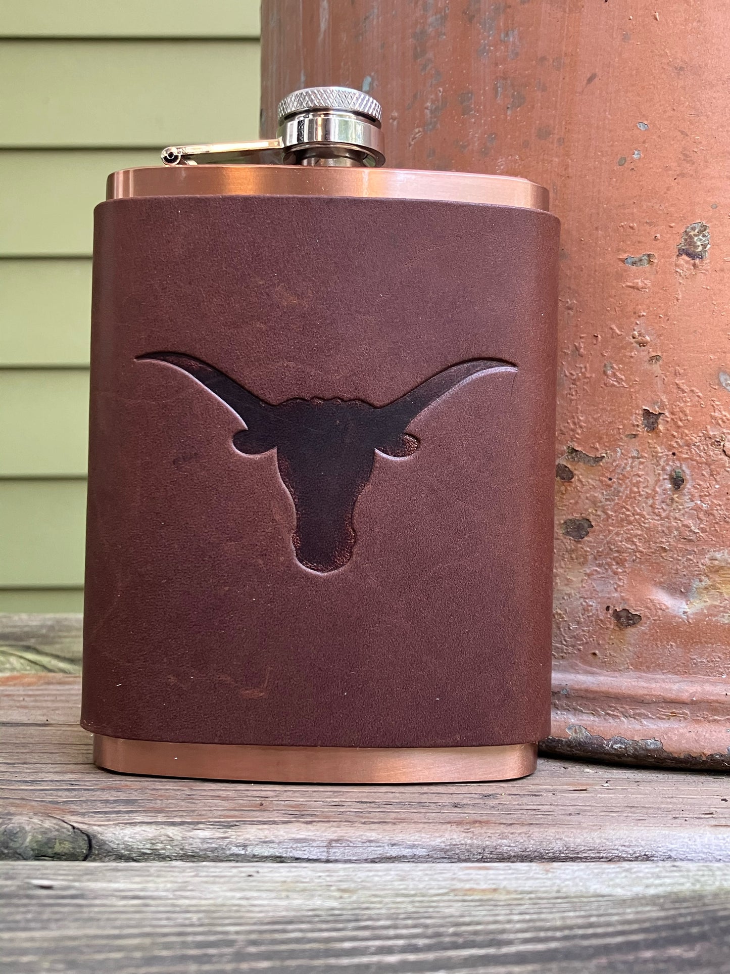Leather Flask - Cattle
