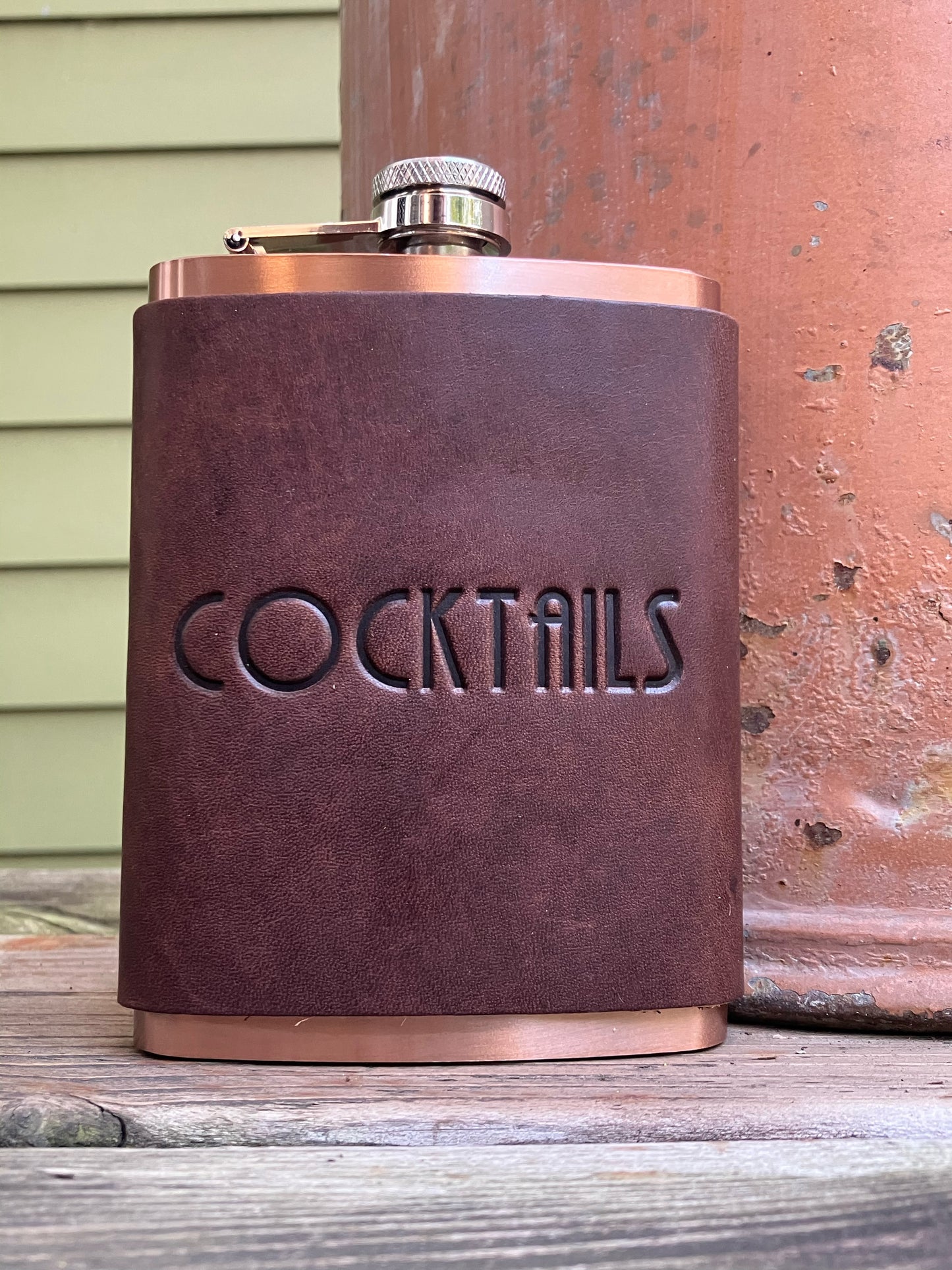 Leather Flask - Cocktails
