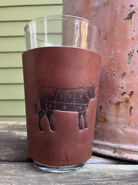 Beer Glass - Cow Cuts