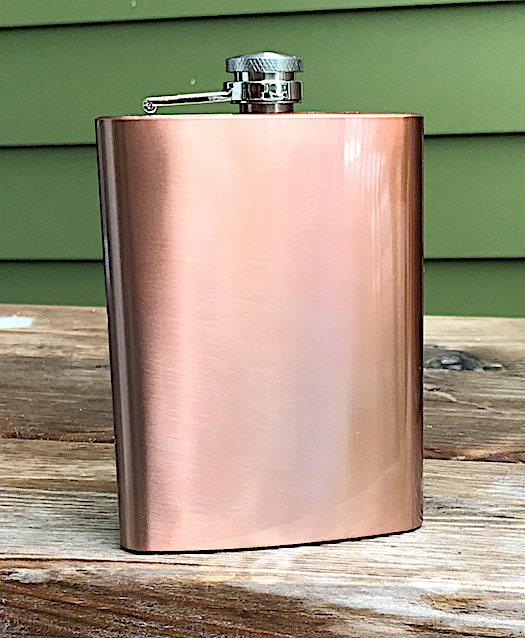 Leather Flask - Arkansas Football