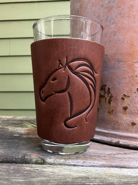Beer Glass - Horse Thoroughbred