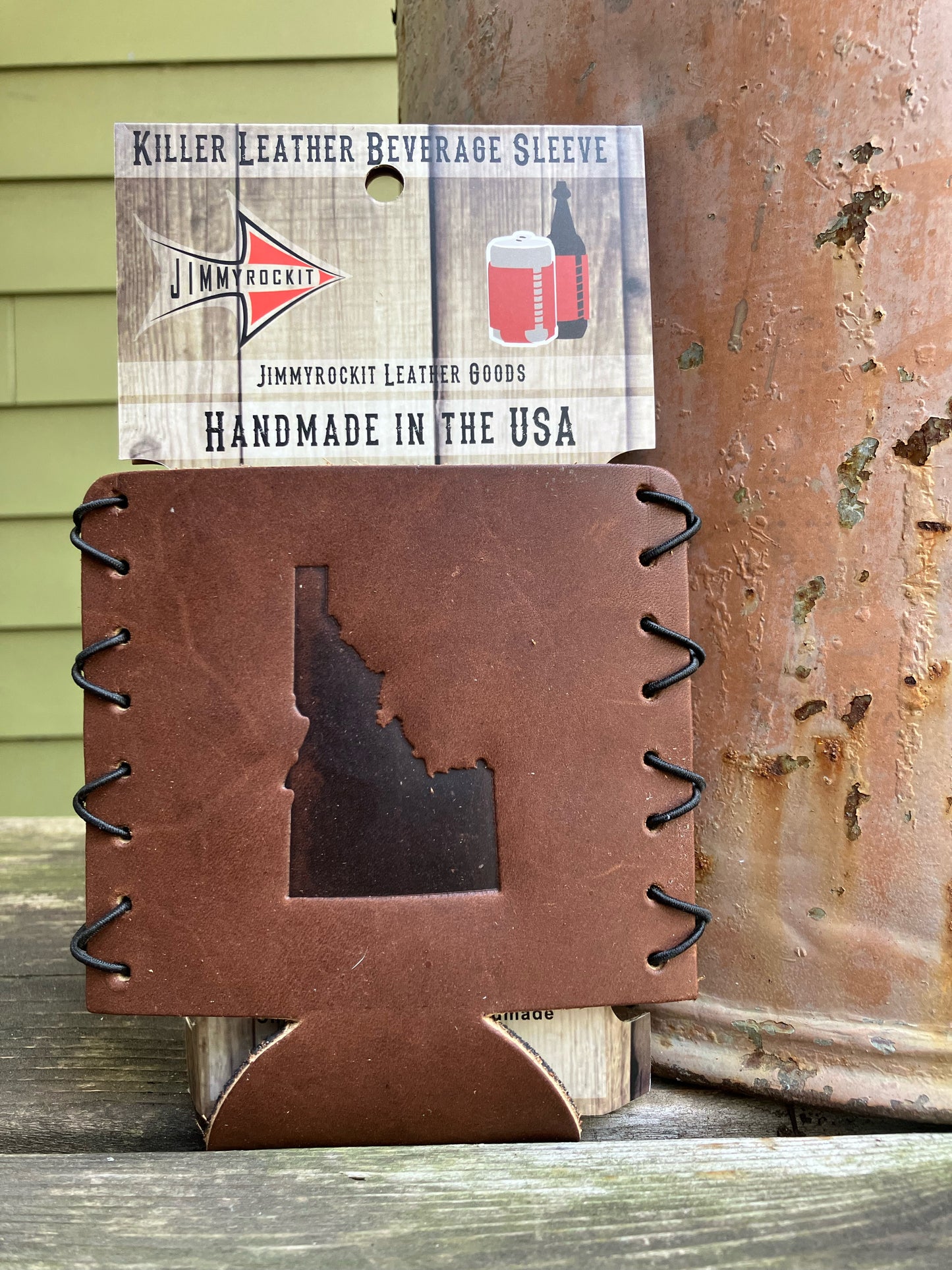 Leather Koozie - Idaho