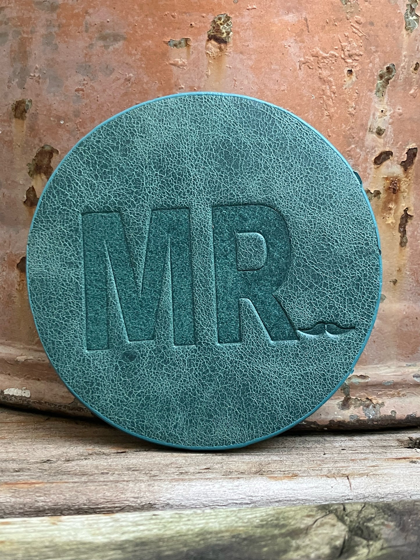 Leather Coaster - Mr.
