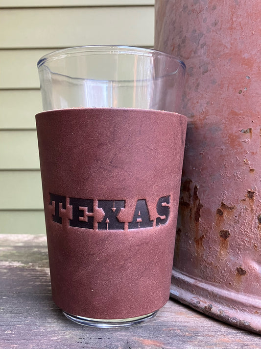 Beer Glass - Texas (spelled)