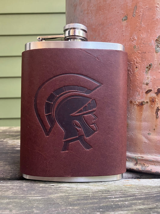 Leather Flask - Trojan