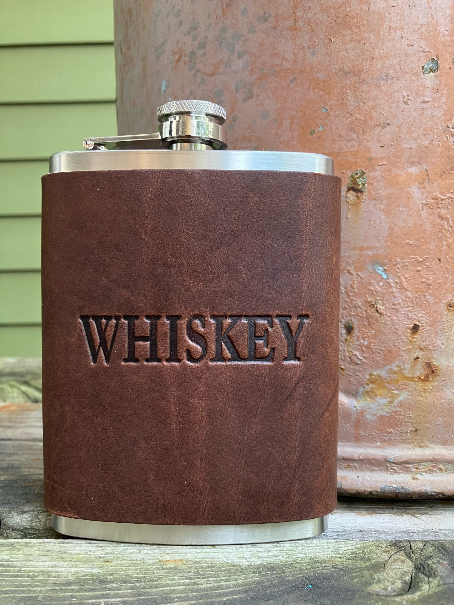 Leather Flask - Whiskey