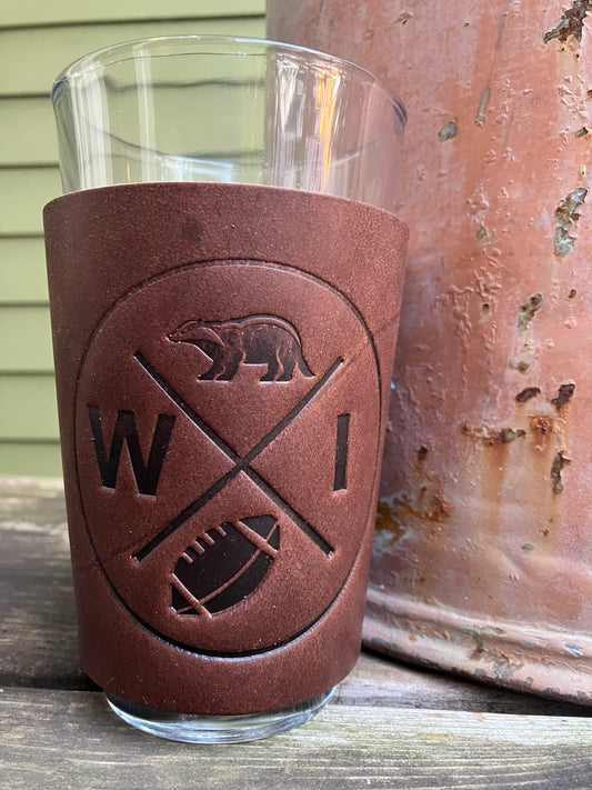 Beer Glass - Wisconsin Football