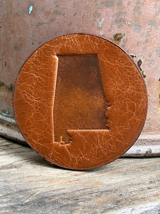 Leather Coaster - Alabama