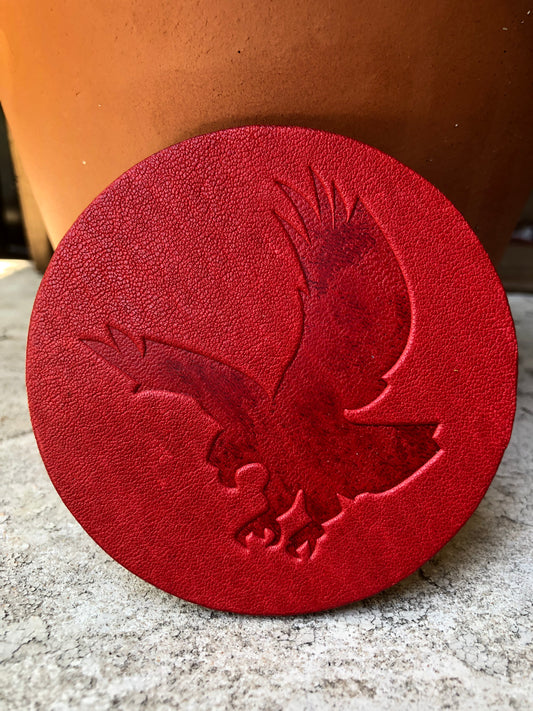 Leather Coaster - Eagle