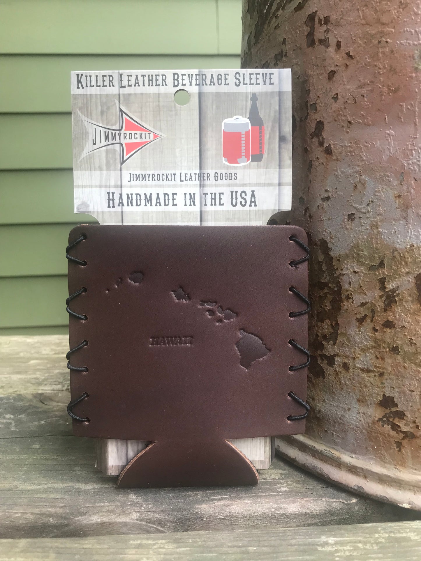 Leather Koozie - Hawaii