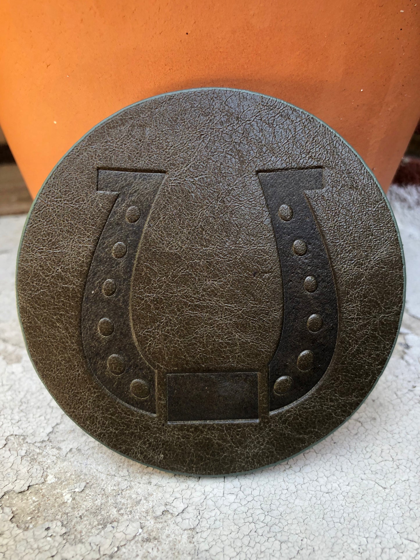 Leather Coaster - Horseshoe