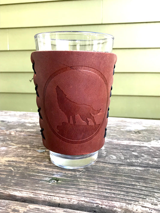 Beer Glass - Howling Wolf