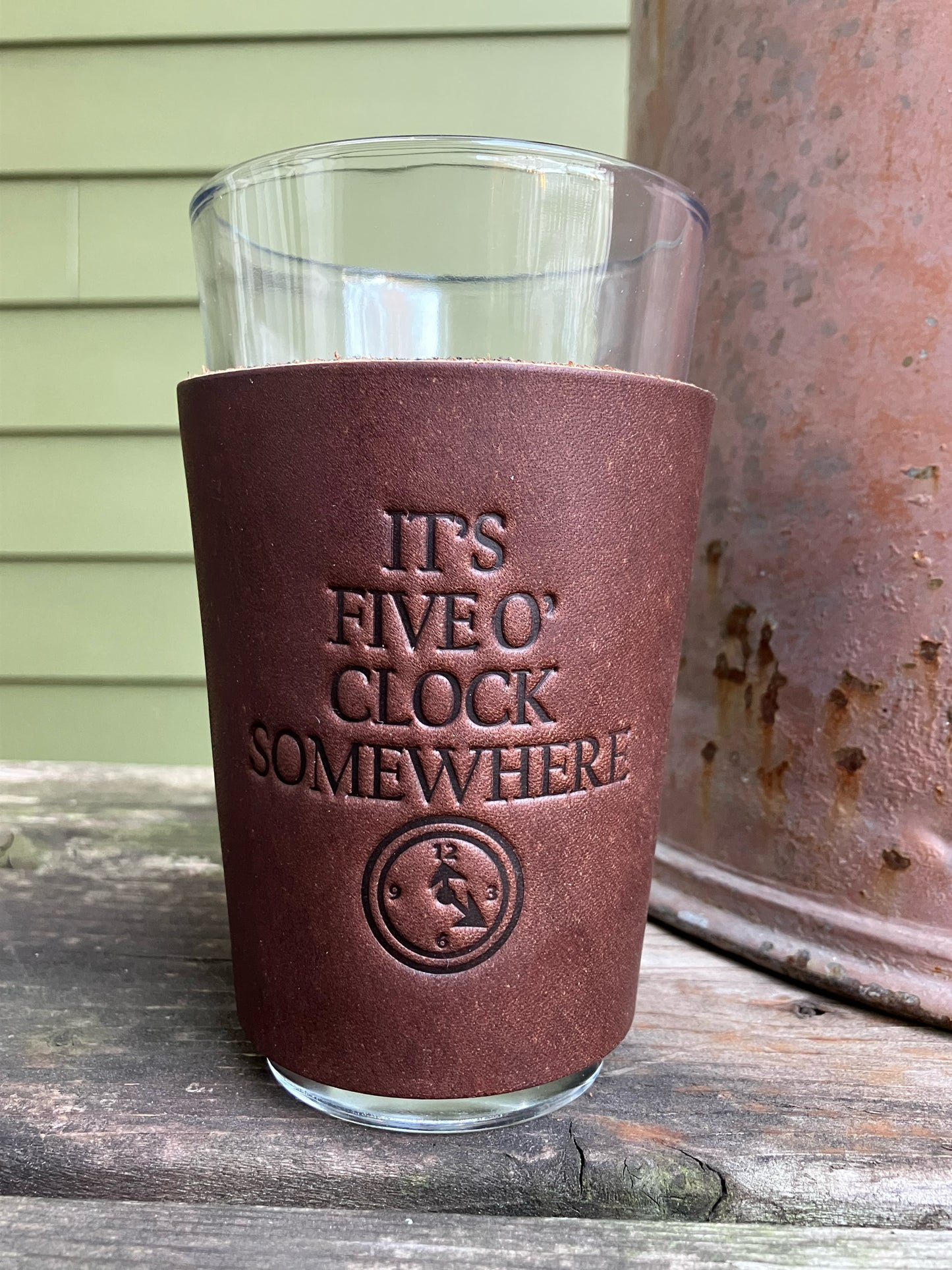 Beer Glass - It's 5 O'Clock Somewhere