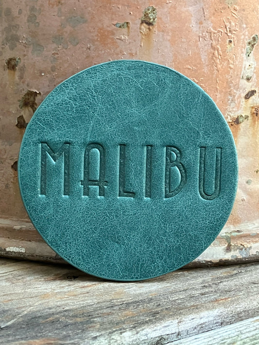 Leather Coaster - Malibu