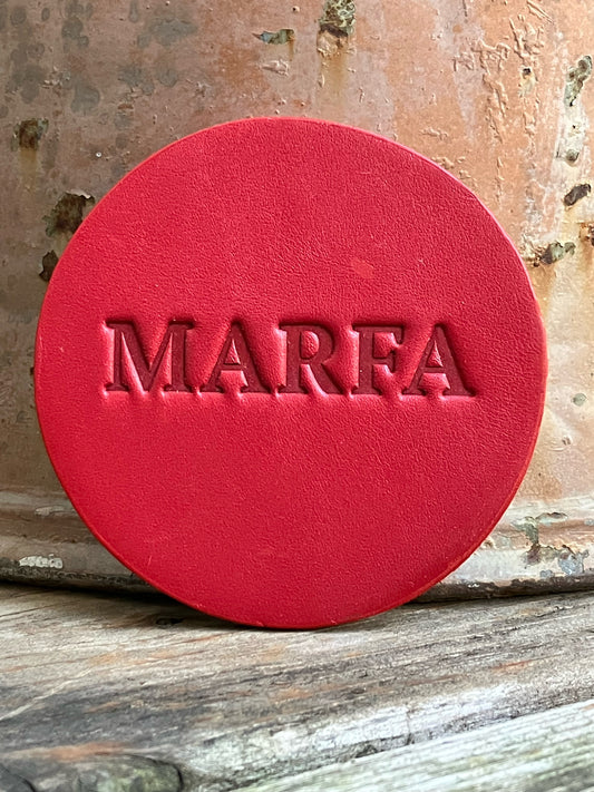 Leather Coaster - Marfa