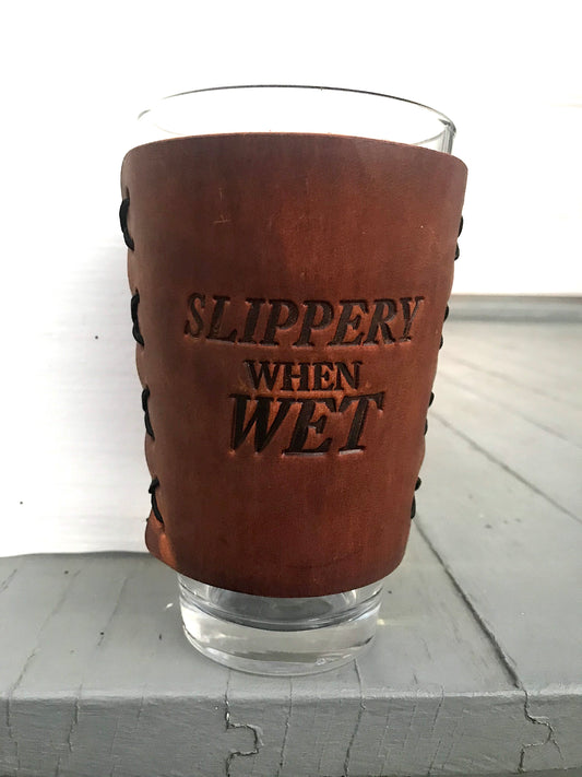 Beer Glass - Slippery When Wet
