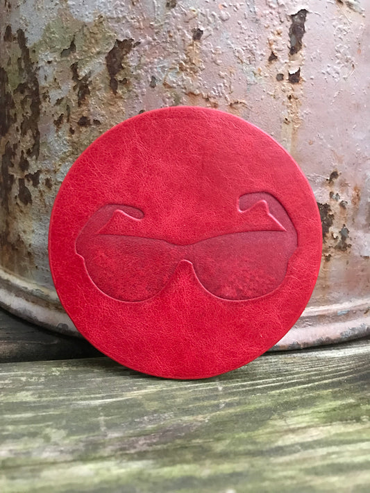 Leather Coaster - Sunglasses