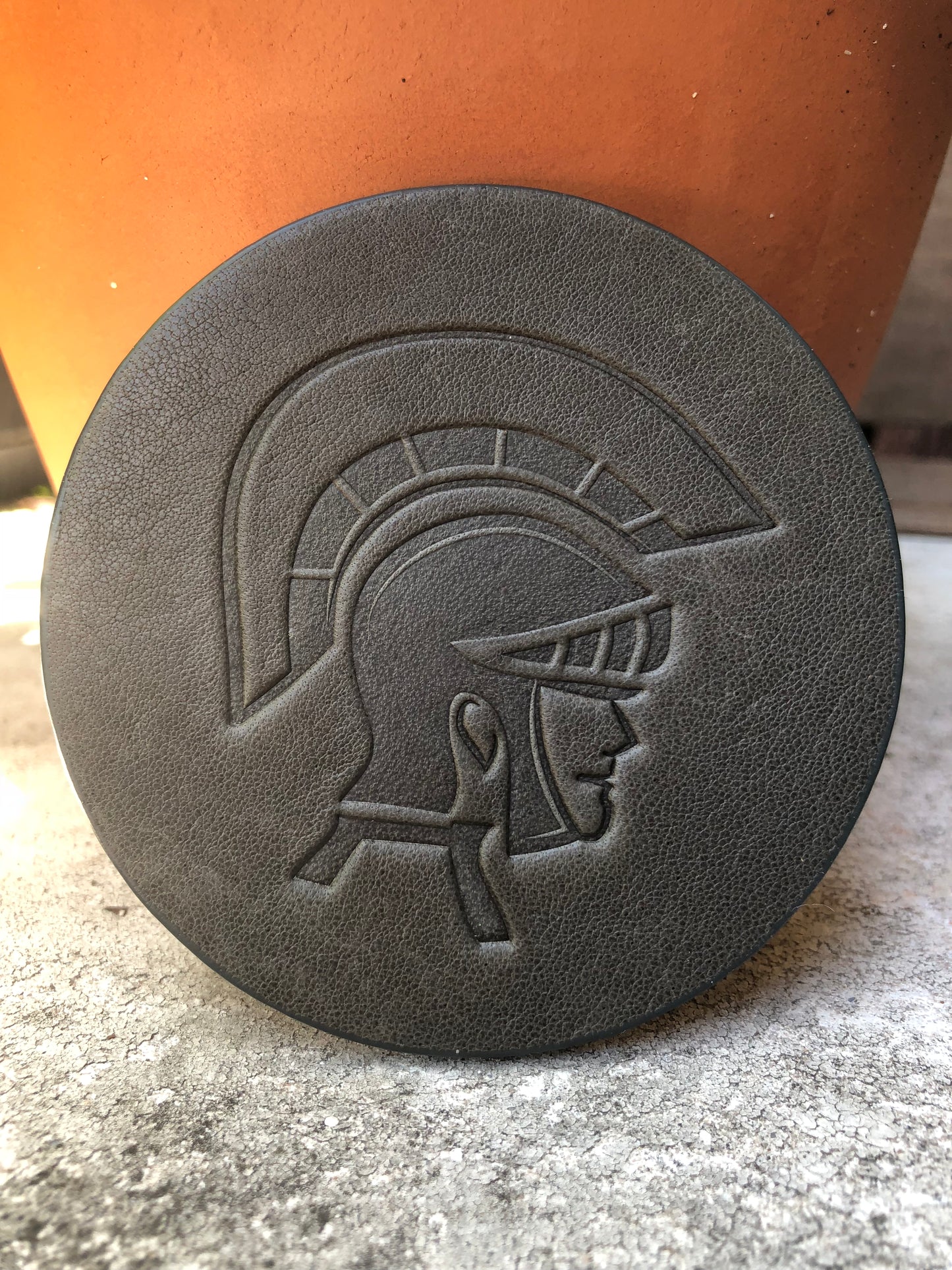 Leather Coaster - Trojan