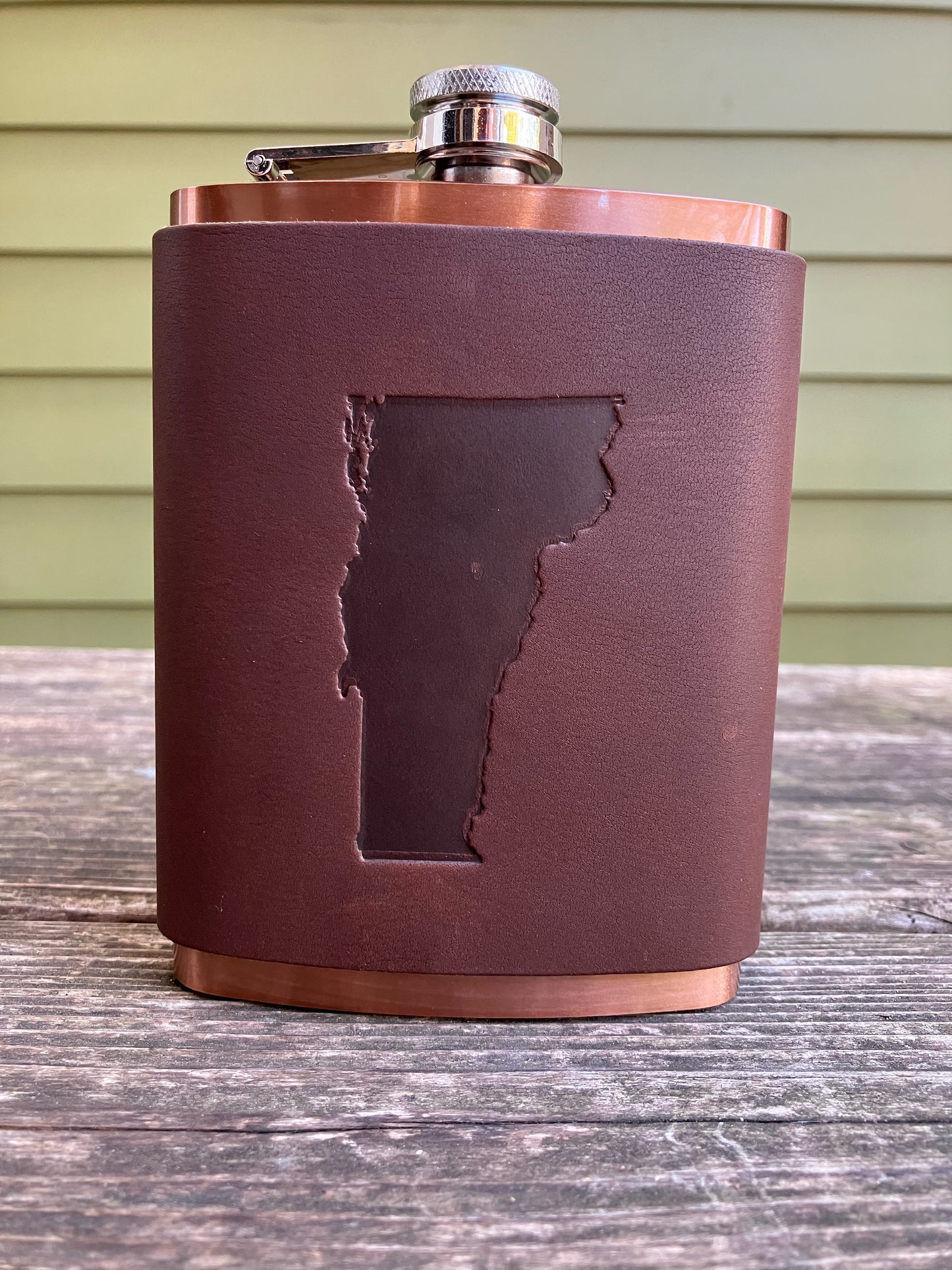 Leather Flask - Vermont