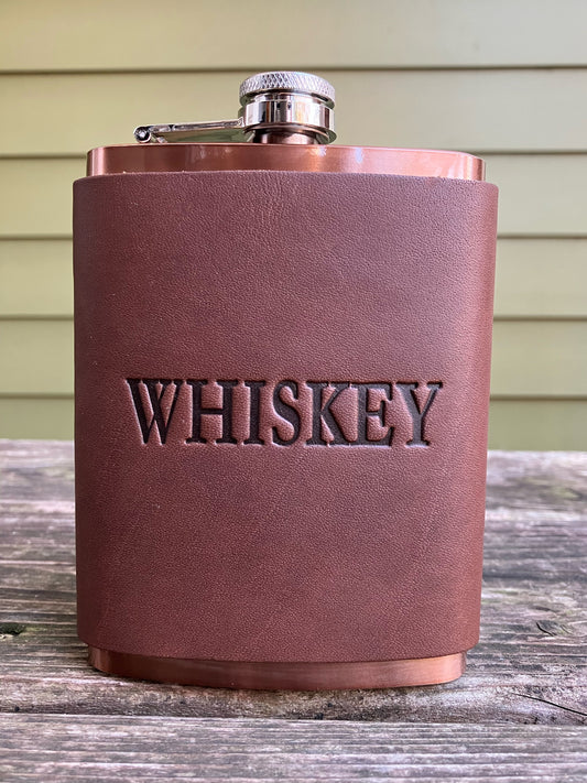 Leather Flask - Whiskey