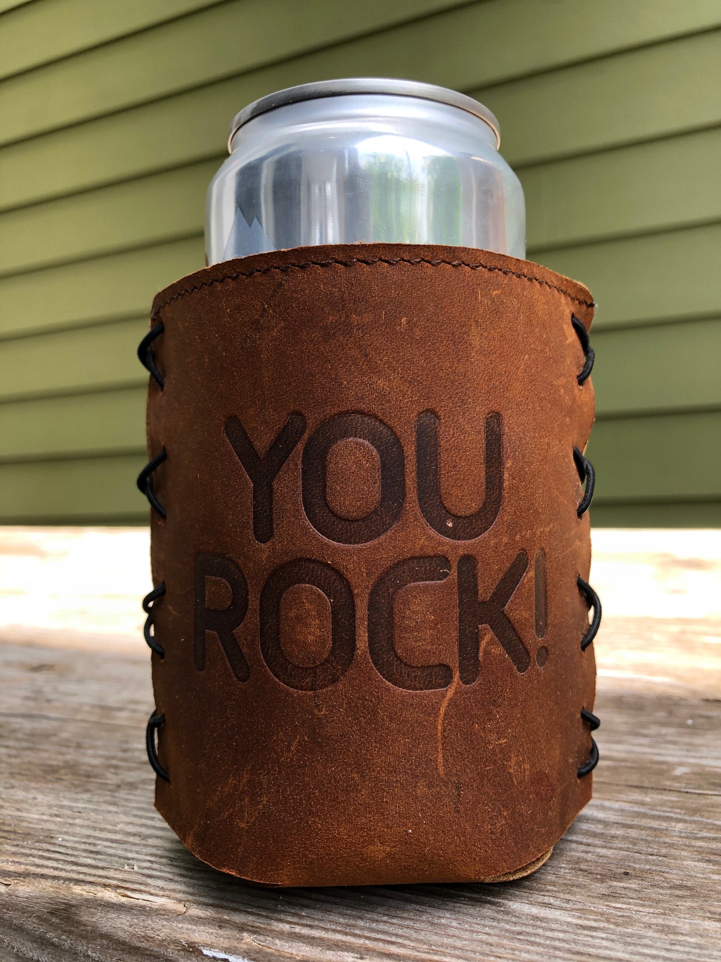 Leather Koozie - You Rock