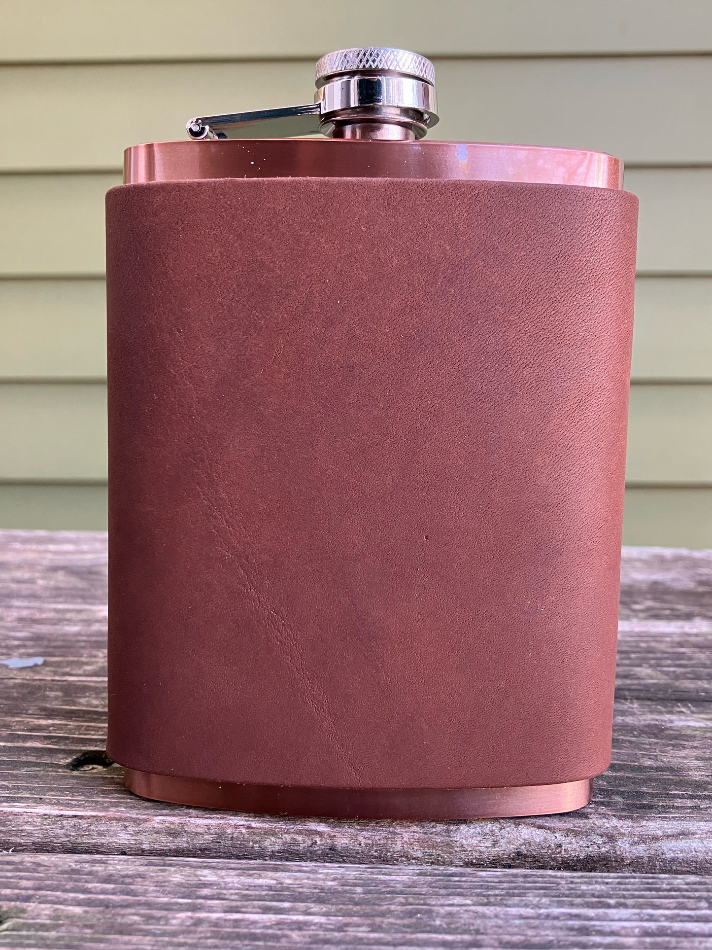 Leather Flask - Blank