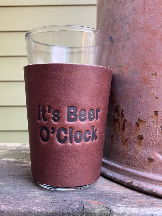 Beer Glass - It's Beer O'clock