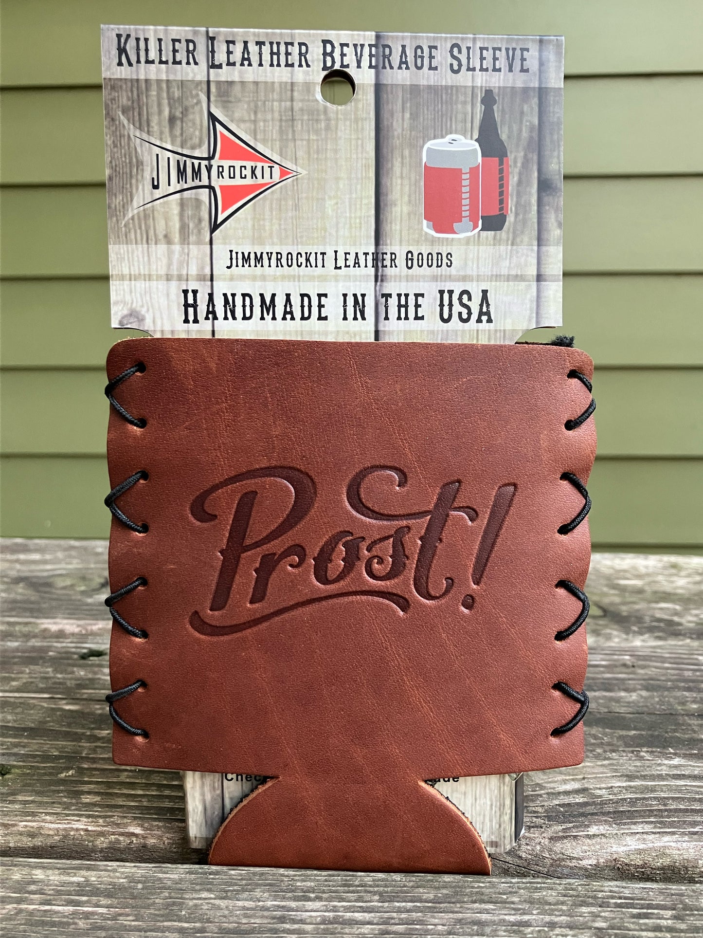 Leather Koozie - Prost