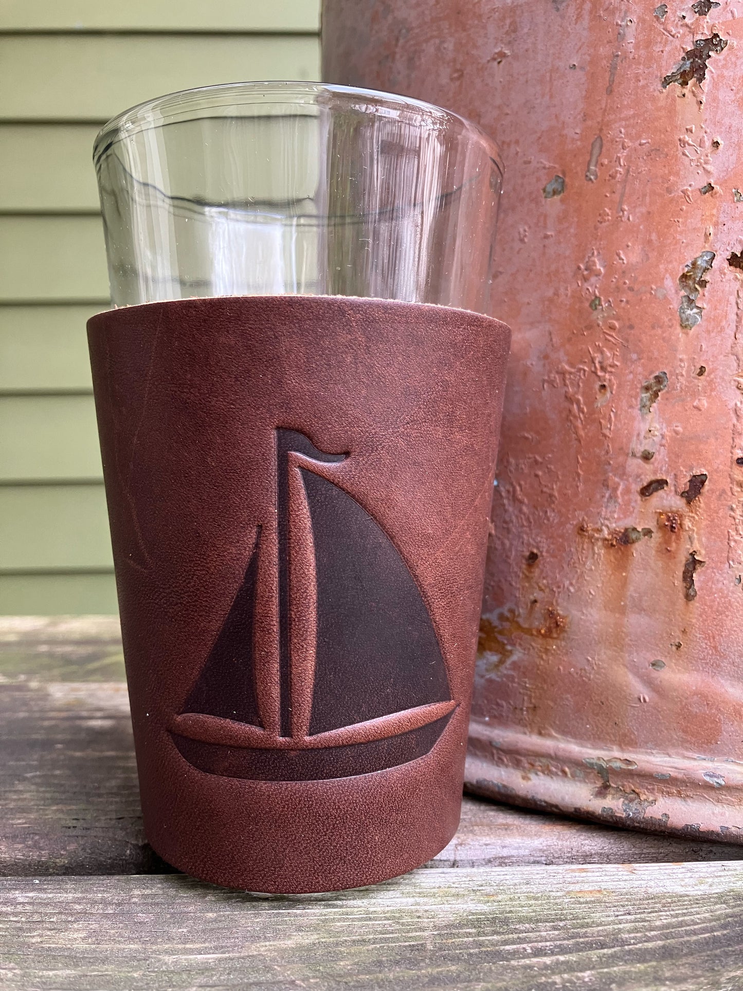Beer Glass - Sailboat