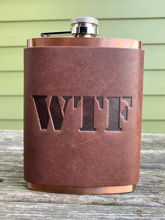 Leather Flask - WTF