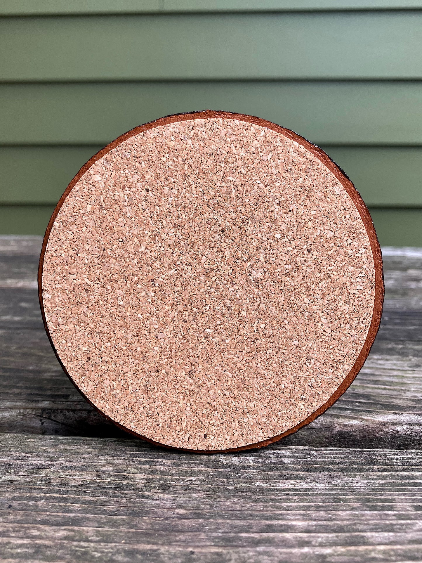 Leather Coaster - Moose