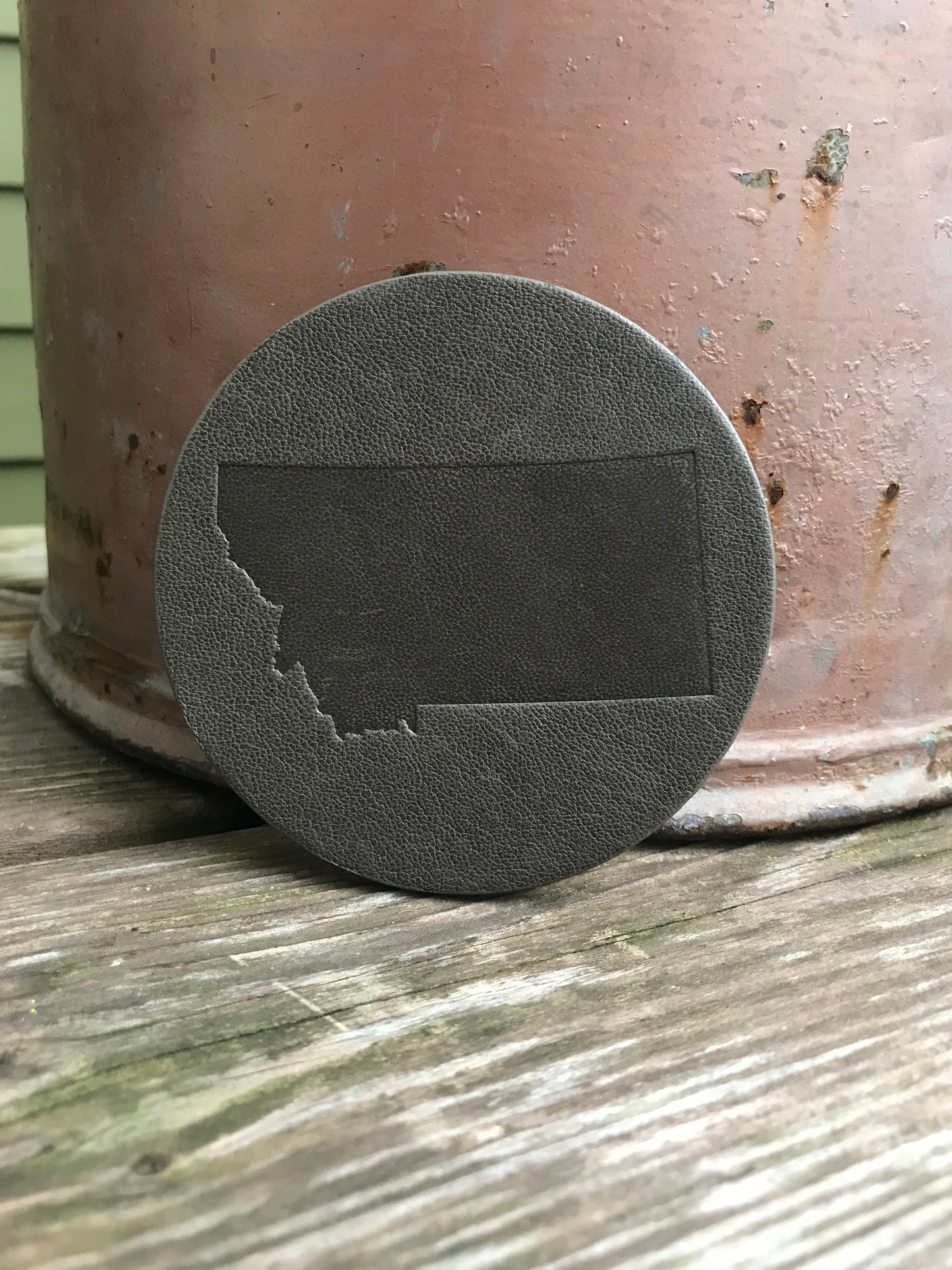 Leather Coaster - Montana