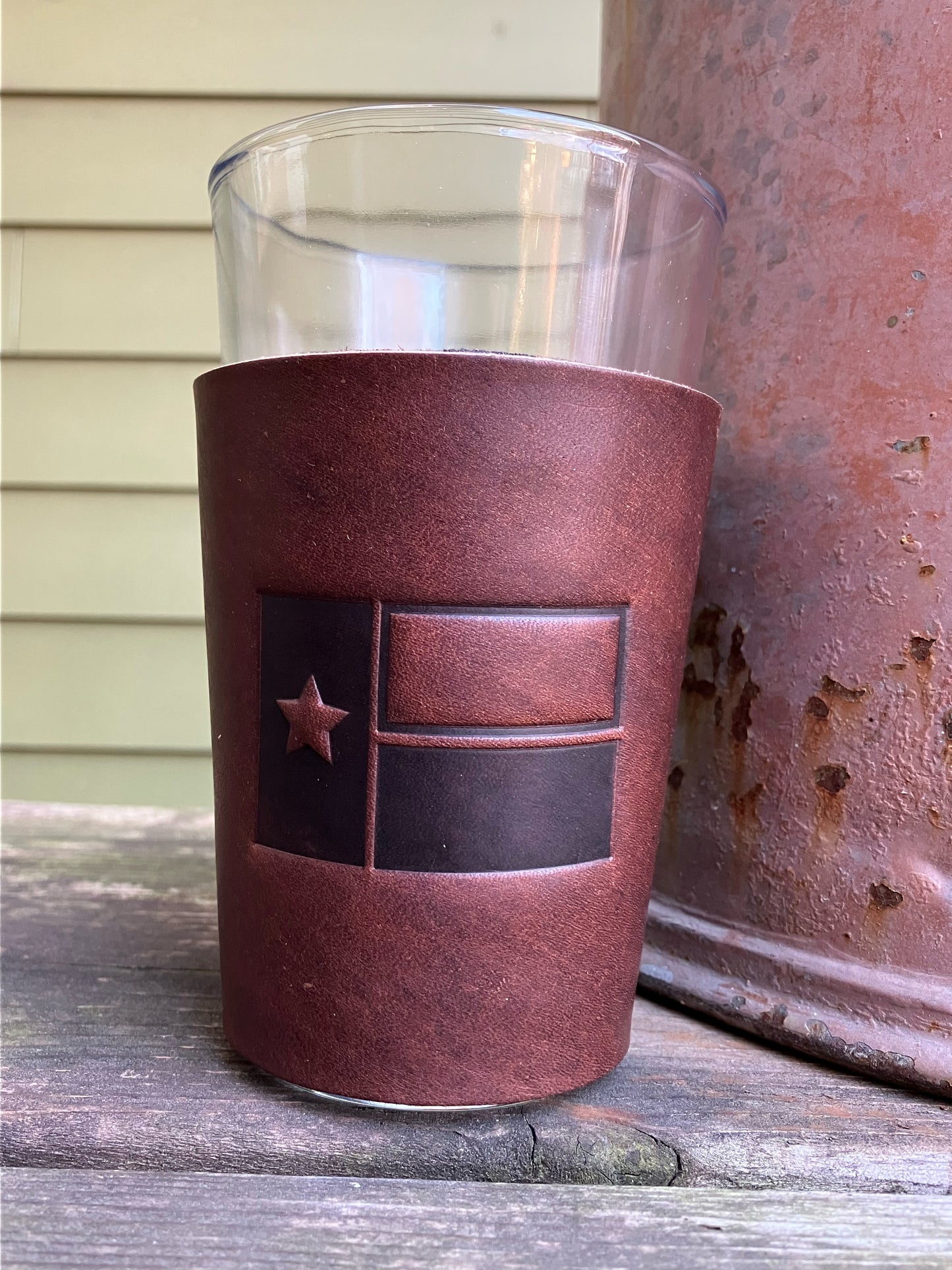 Beer Glass - Texas Flag