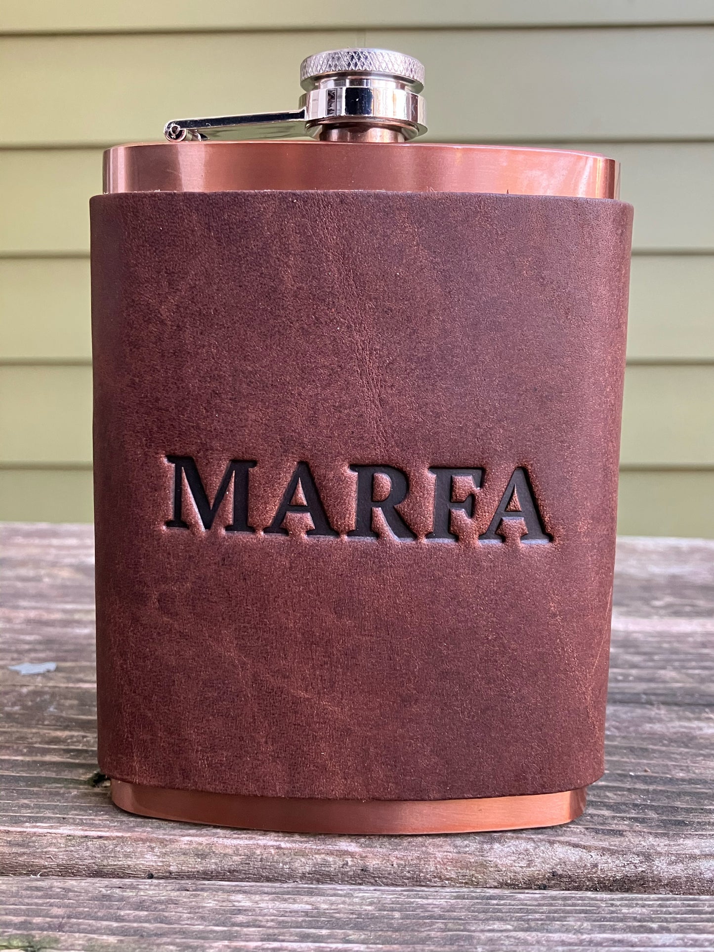 Leather Flask - Marfa